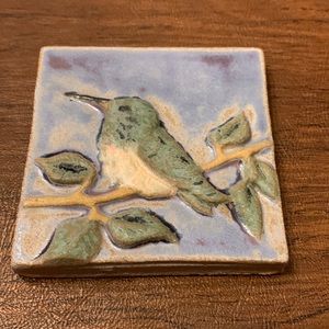 Beautiful bird tile -handcrafted